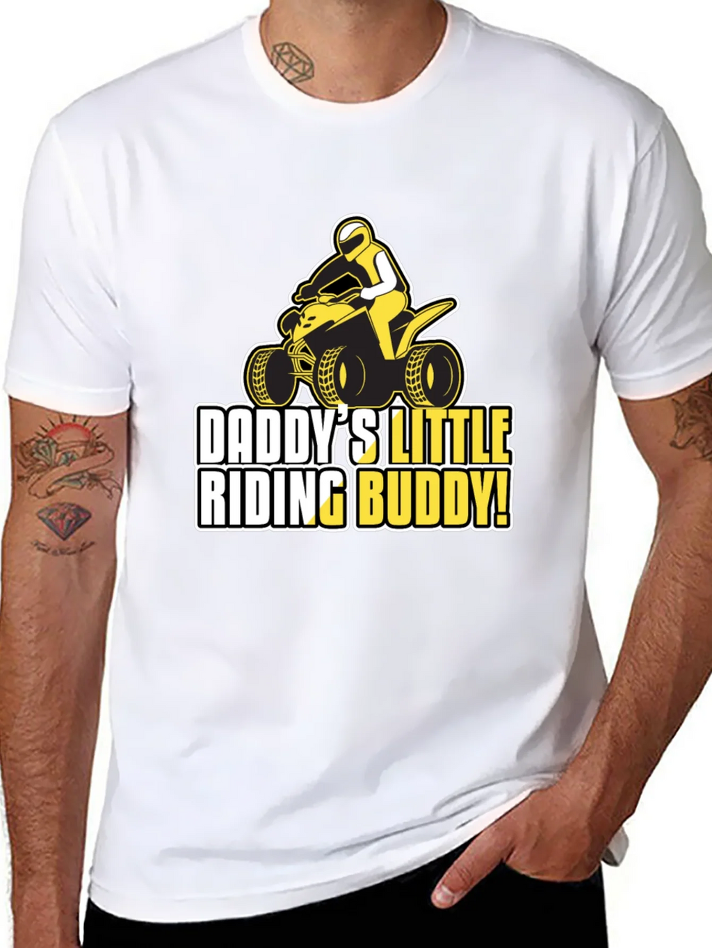 Daddys Little Riding Buddy T-Shirt - ATV Design product image 7