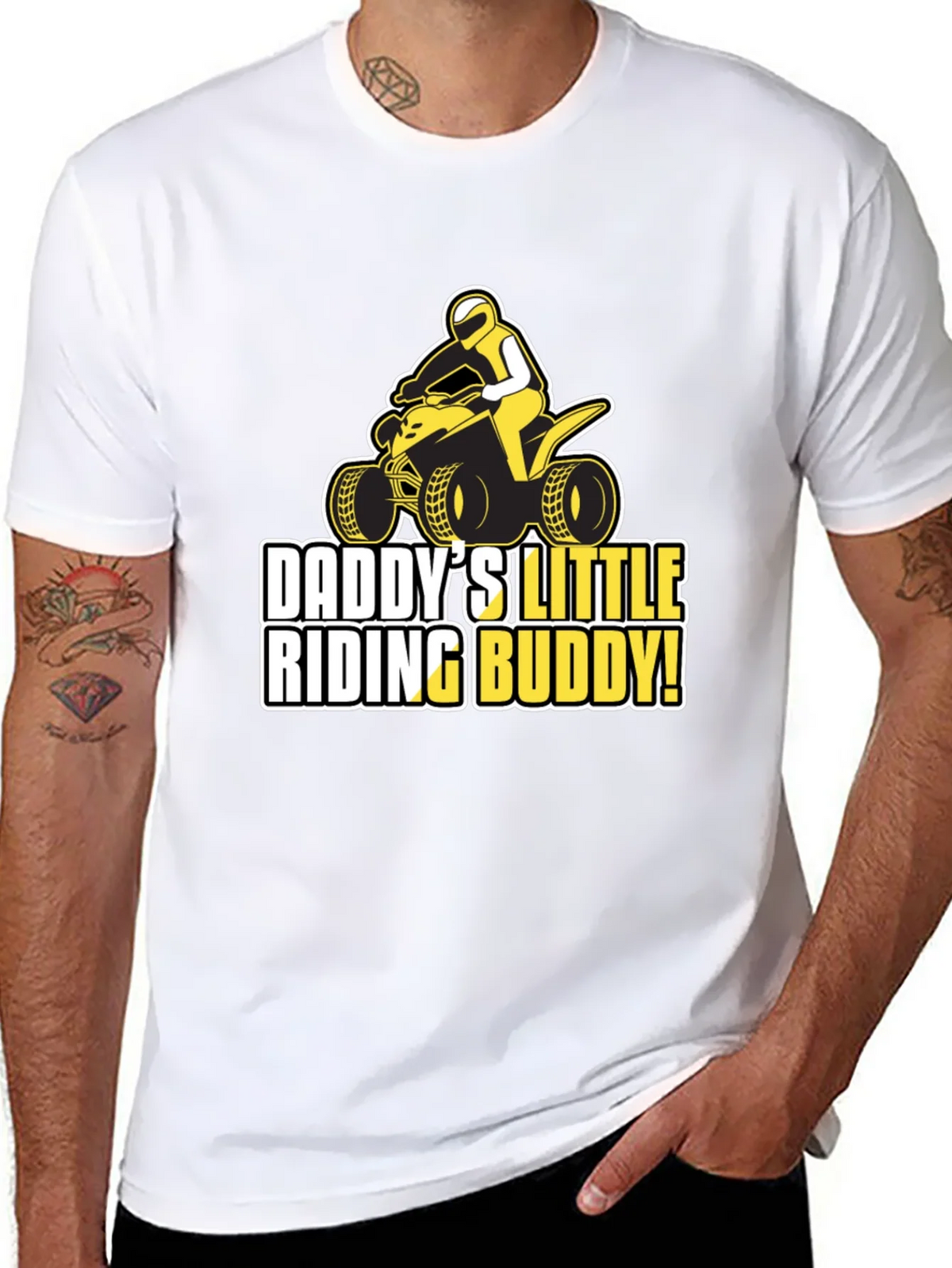Daddys Little Riding Buddy T-Shirt - ATV Design product image 7