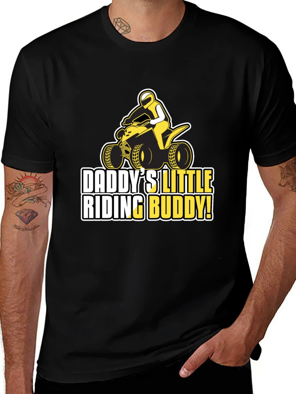 Daddys Little Riding Buddy T-Shirt - ATV Design product image 1