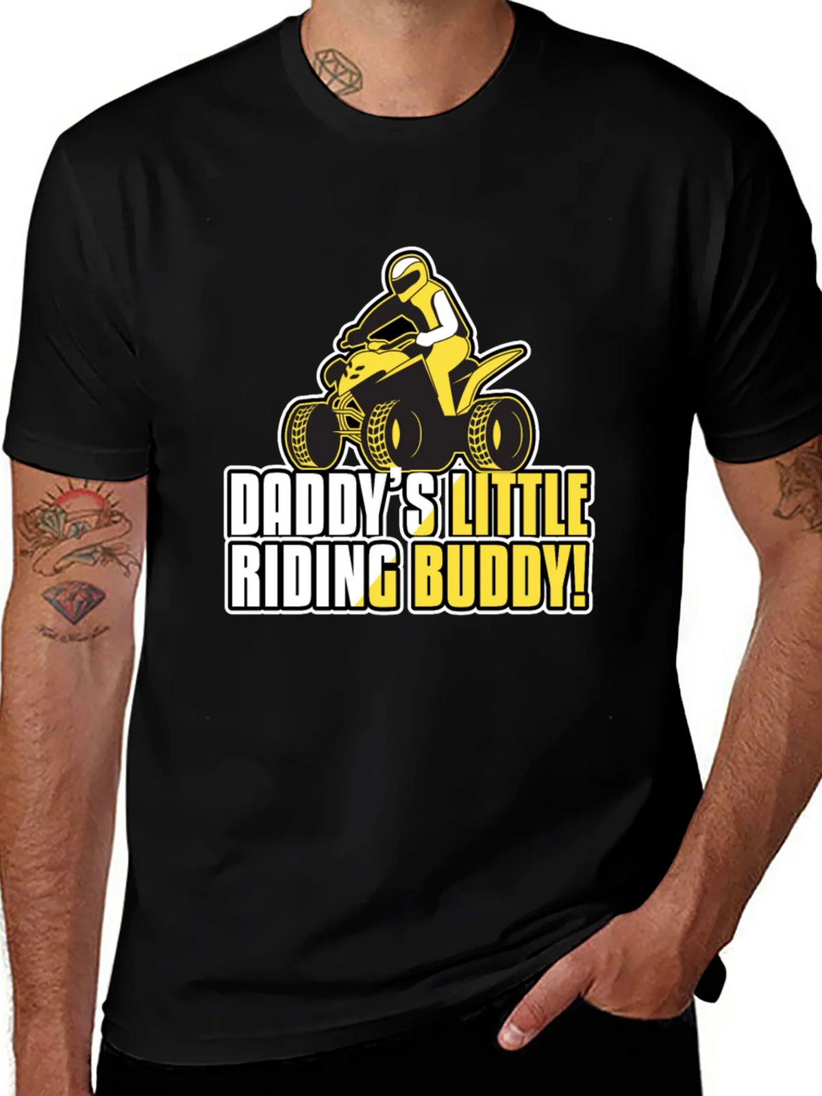Daddys Little Riding Buddy T-Shirt - ATV Design product image 1
