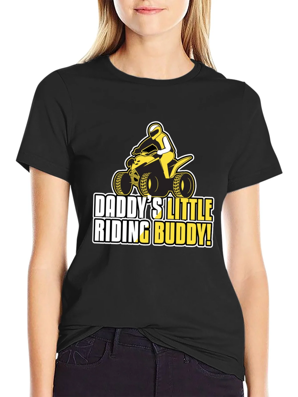 Daddys Little Riding Buddy T-Shirt - ATV Design product image 2