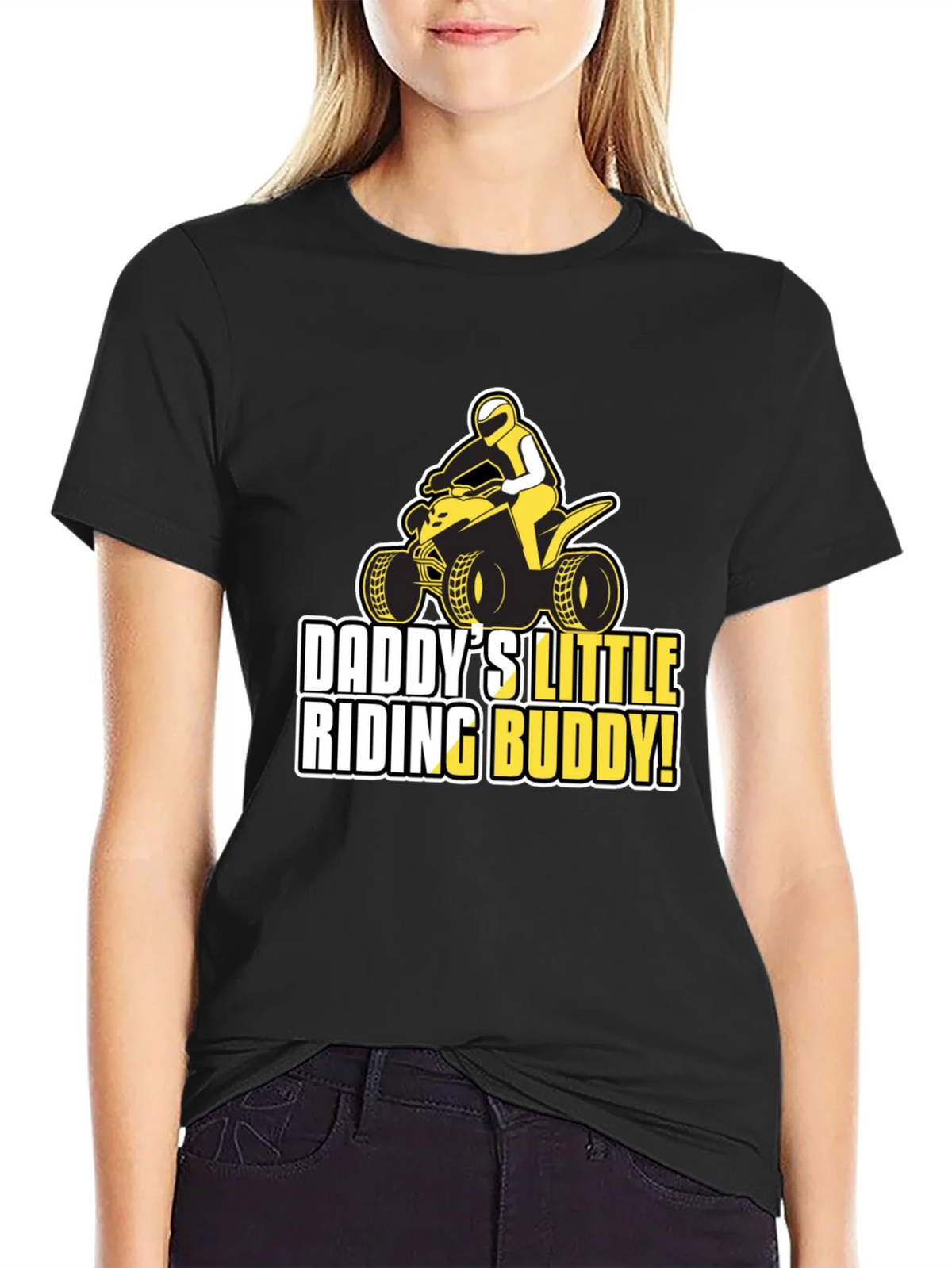 Daddys Little Riding Buddy T-Shirt - ATV Design product image 2
