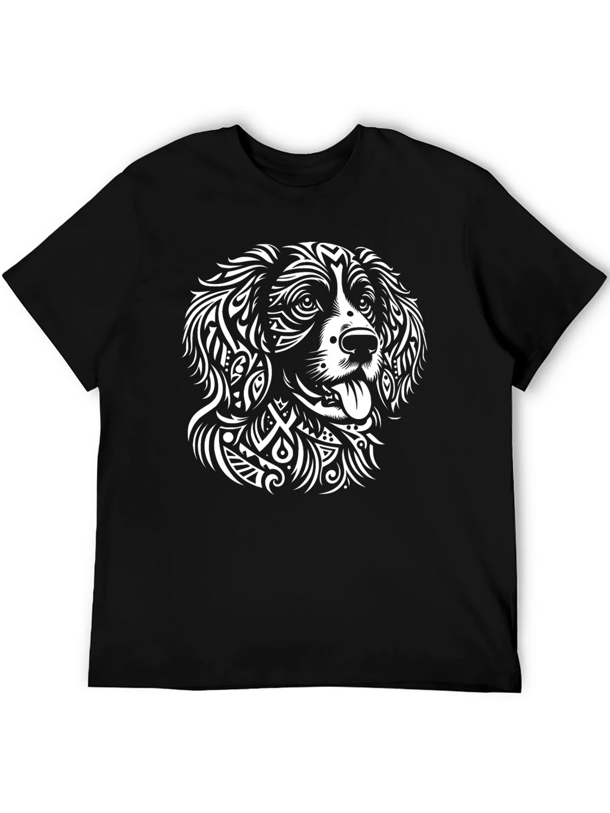Dog Lover T-Shirt: Abstract Canine Art Tee product image 5