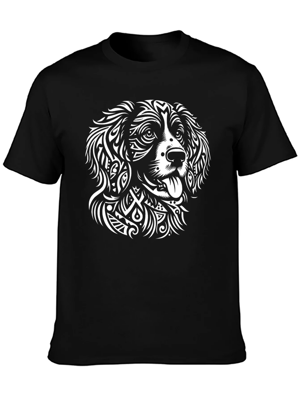 Dog Lover T-Shirt: Abstract Canine Art Tee product image 3