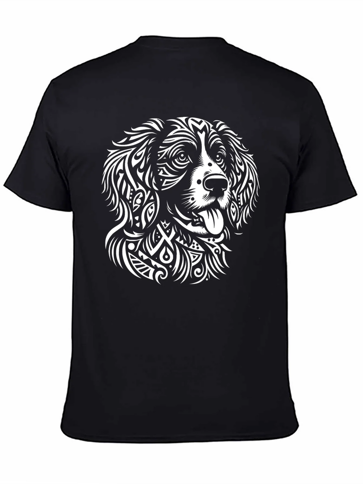 Dog Lover T-Shirt: Abstract Canine Art Tee product image 4