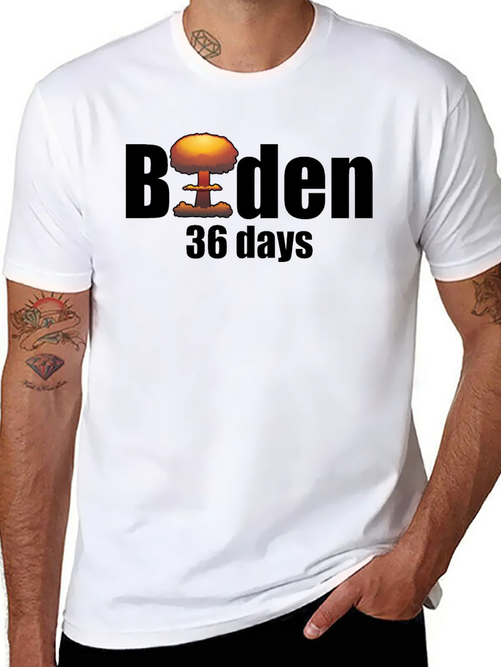 Biden 36 Days T-Shirt - Political Humor Tee product image 7