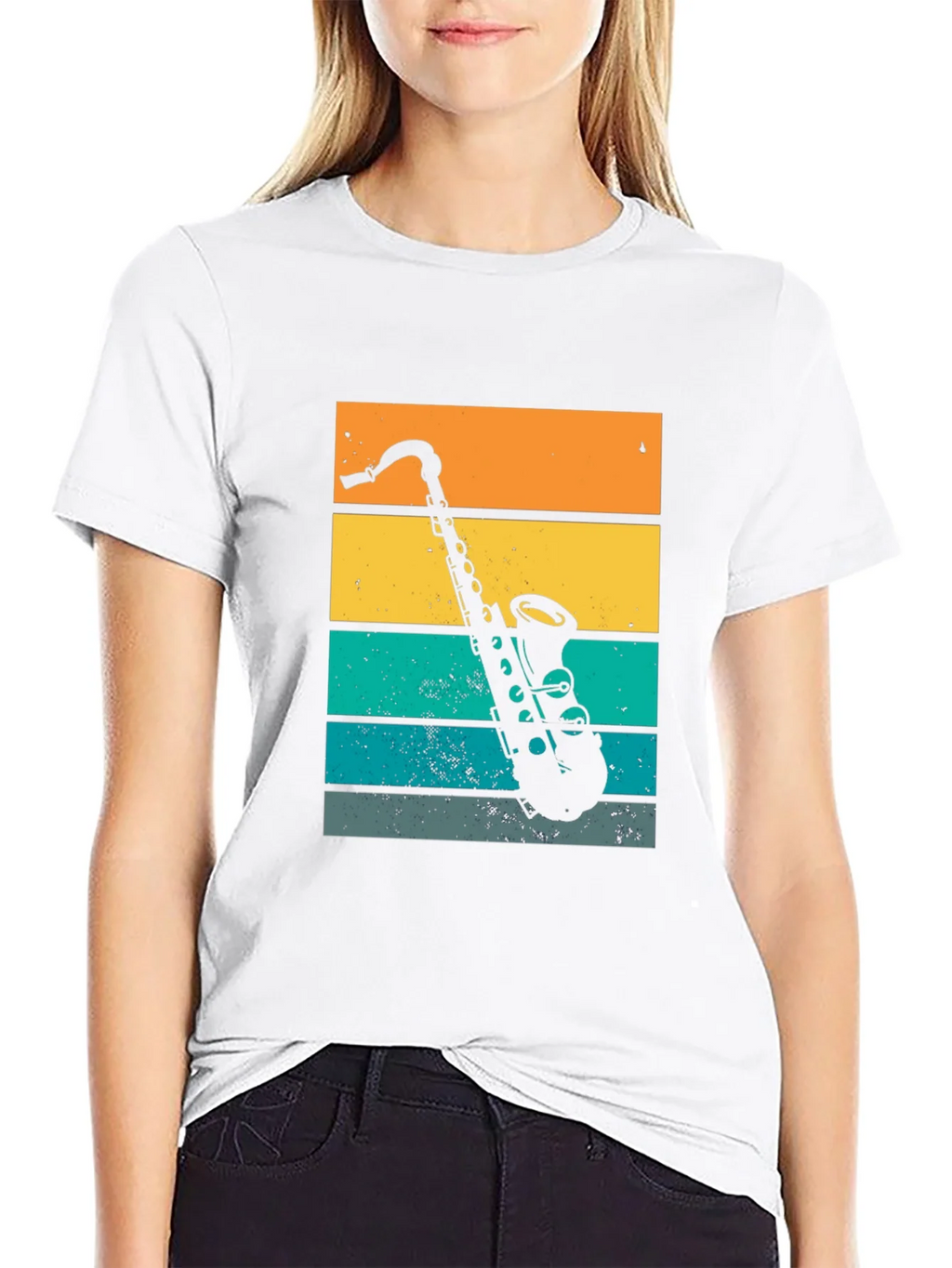 Retro Saxophone Graphic T-Shirt product image 8