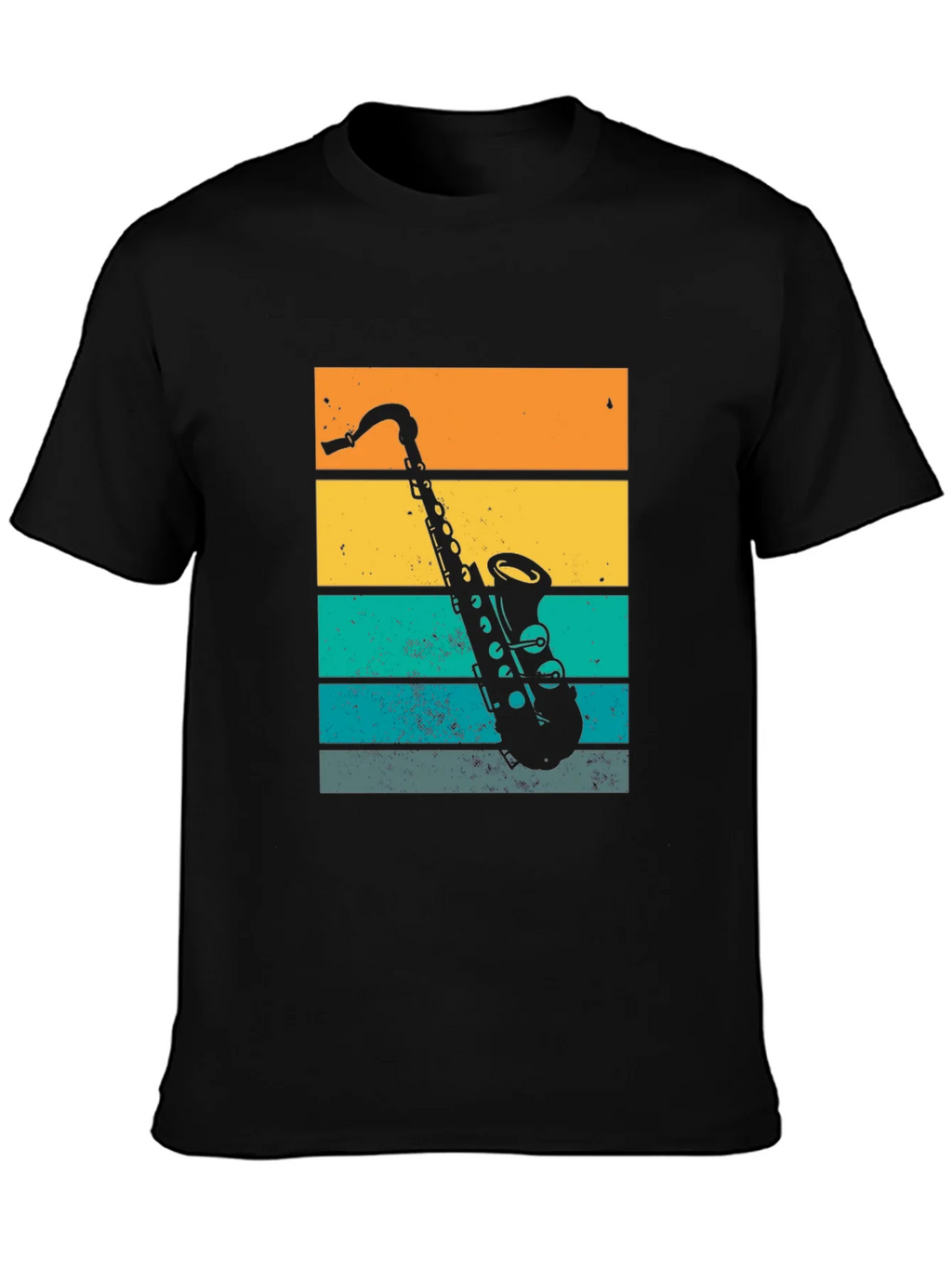 Retro Saxophone Graphic T-Shirt product image 3