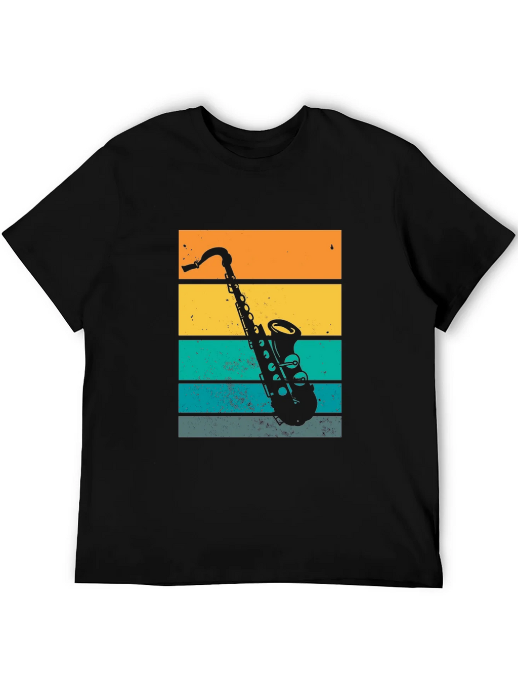 Retro Saxophone Graphic T-Shirt product image 5