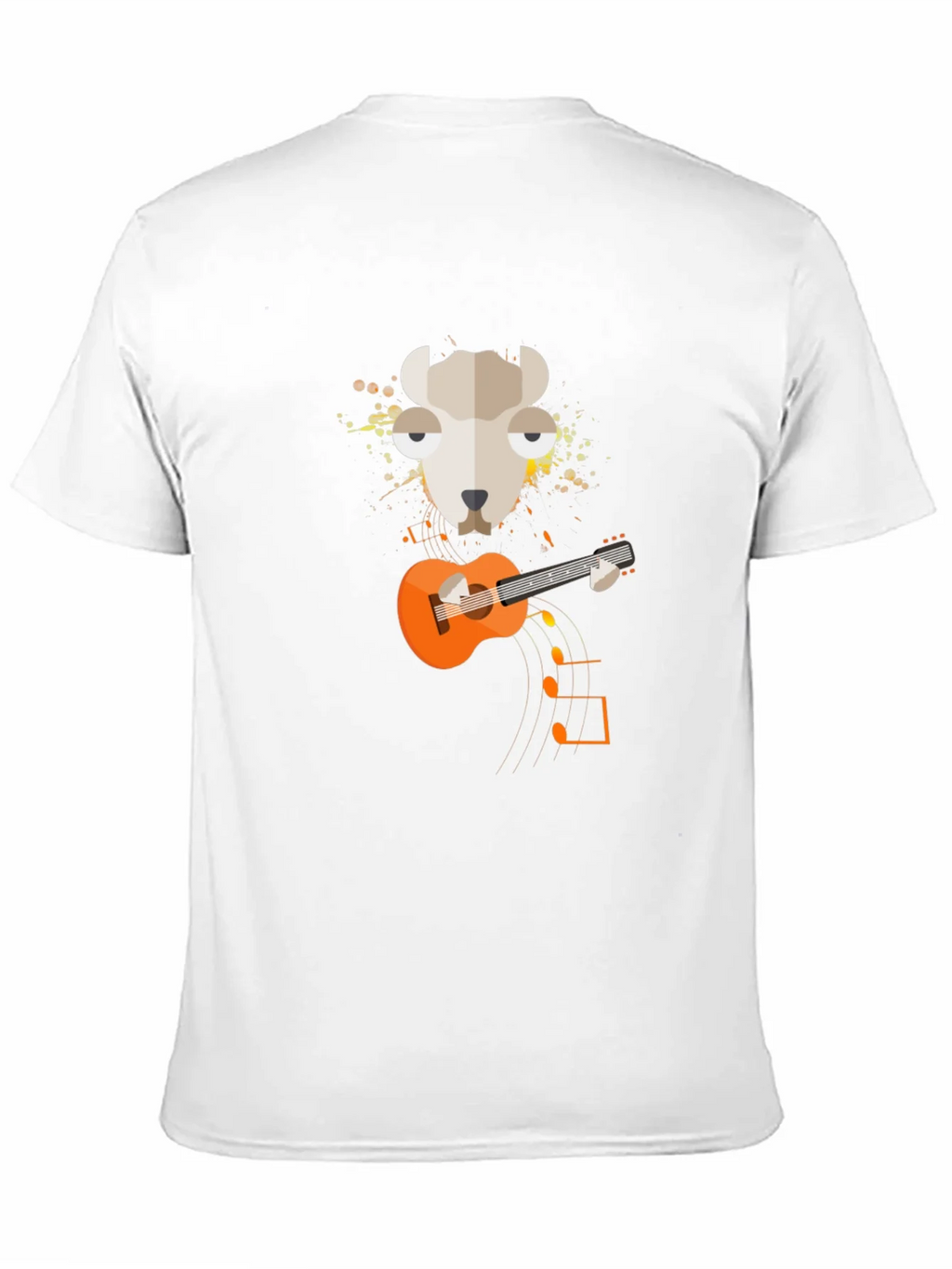 Llama Guitar Graphic Tee - Quirky Musician T-Shirt product image 10