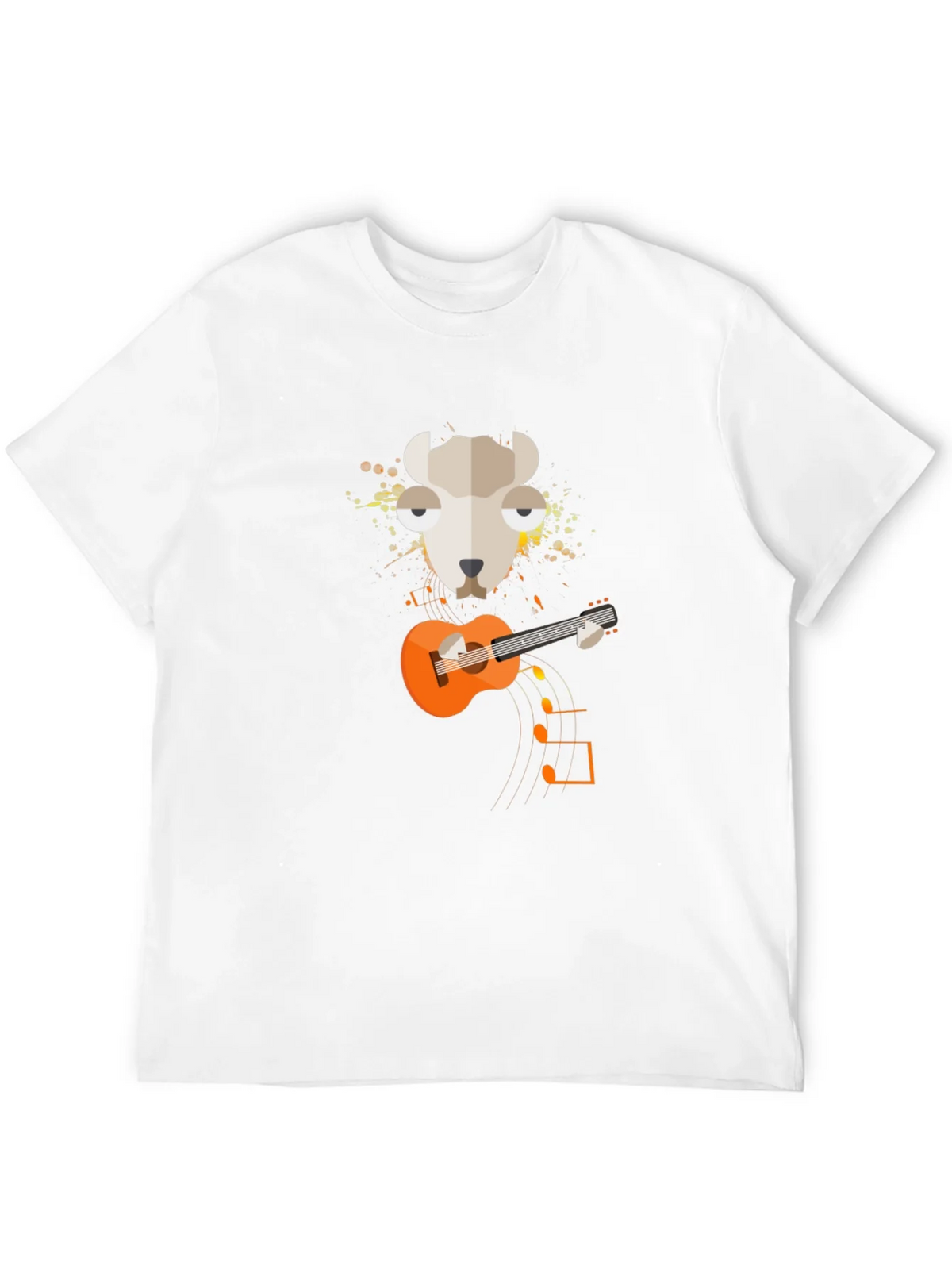 Llama Guitar Graphic Tee - Quirky Musician T-Shirt product image 11
