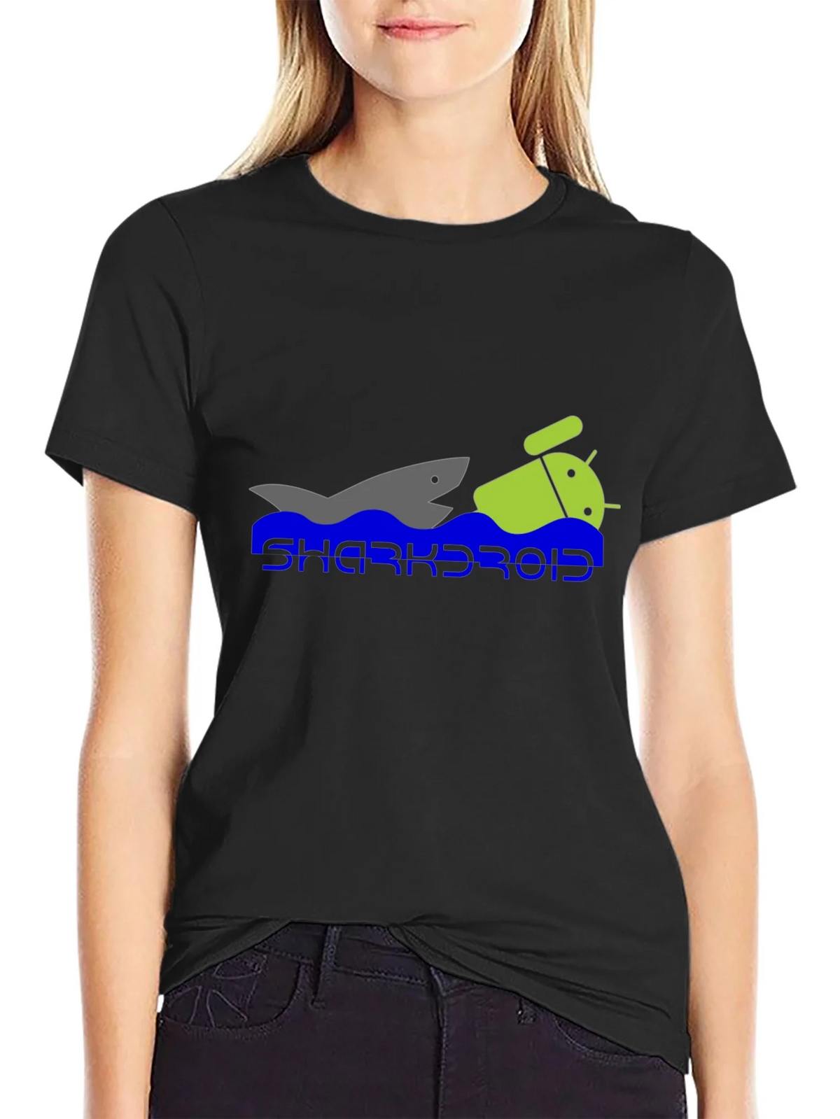 Sharkroid Graphic T-Shirt - Black product image 2