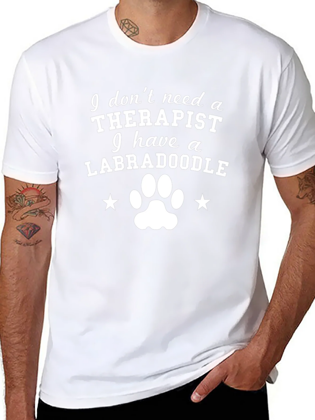 Labradoodle Therapist T-Shirt - Dog Lover Tee product image 7