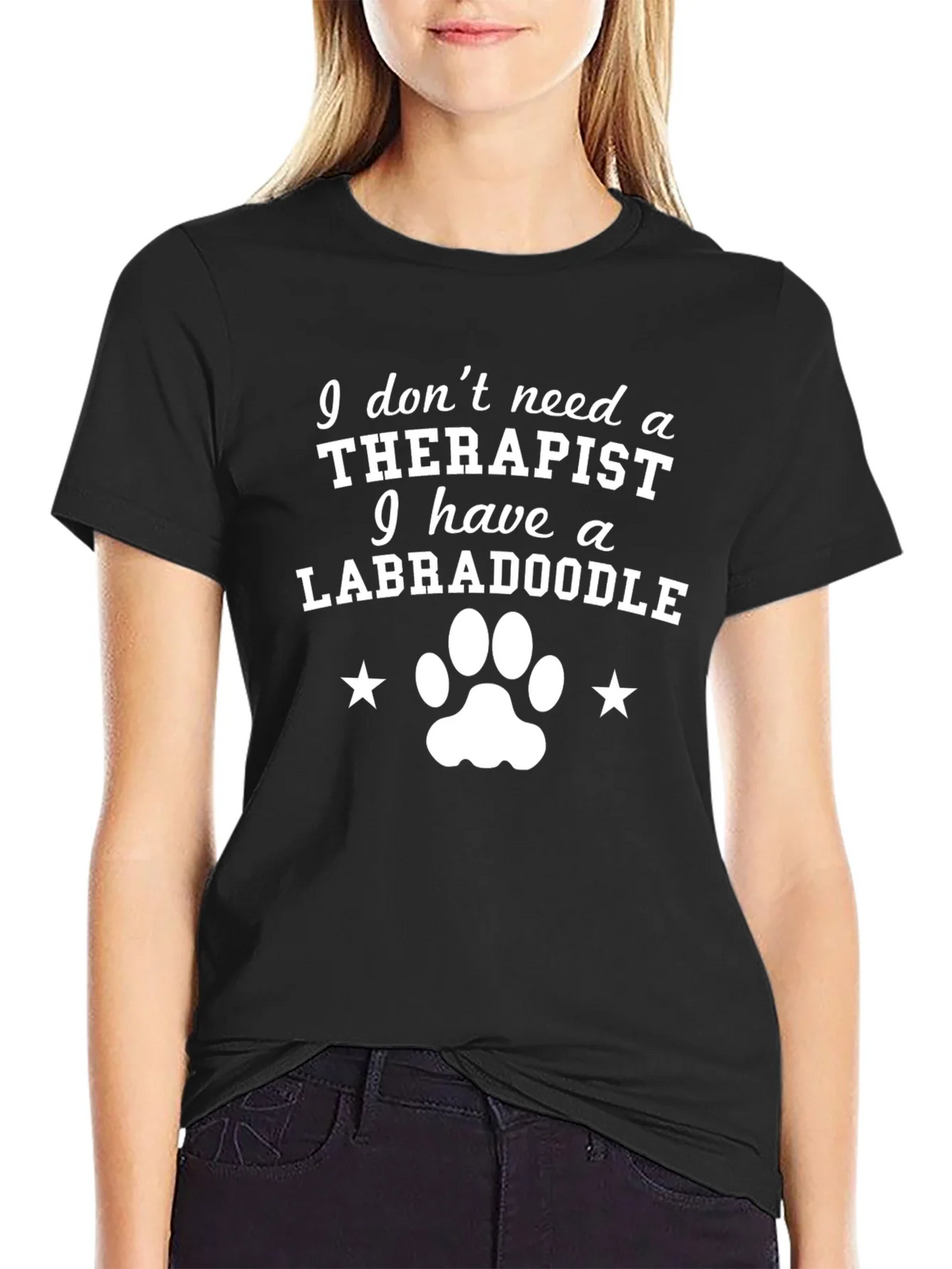 Labradoodle Therapist T-Shirt - Dog Lover Tee product image 2