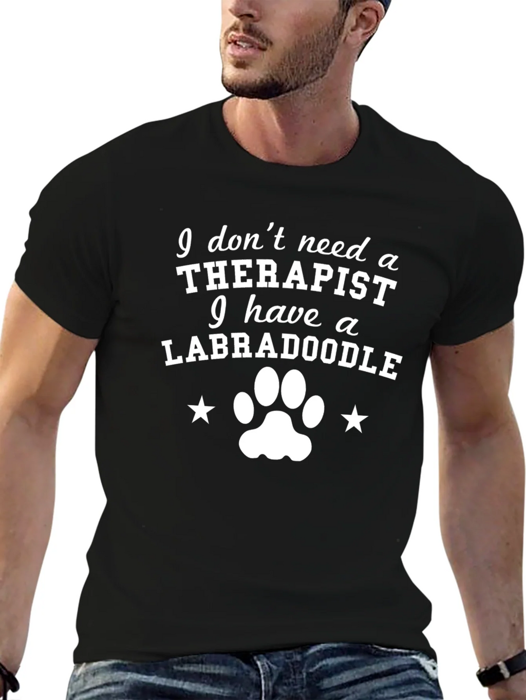 Labradoodle Therapist T-Shirt - Dog Lover Tee product image 6