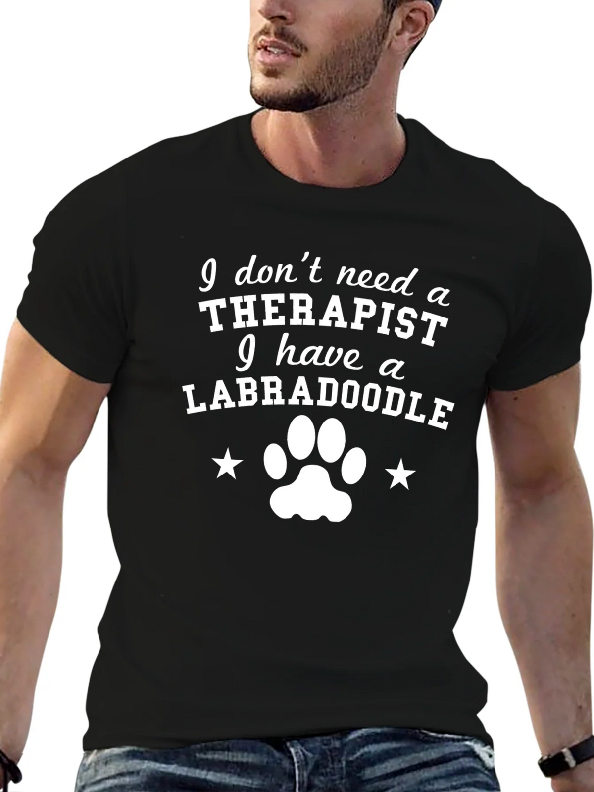 Labradoodle Therapist T-Shirt - Dog Lover Tee product image 6