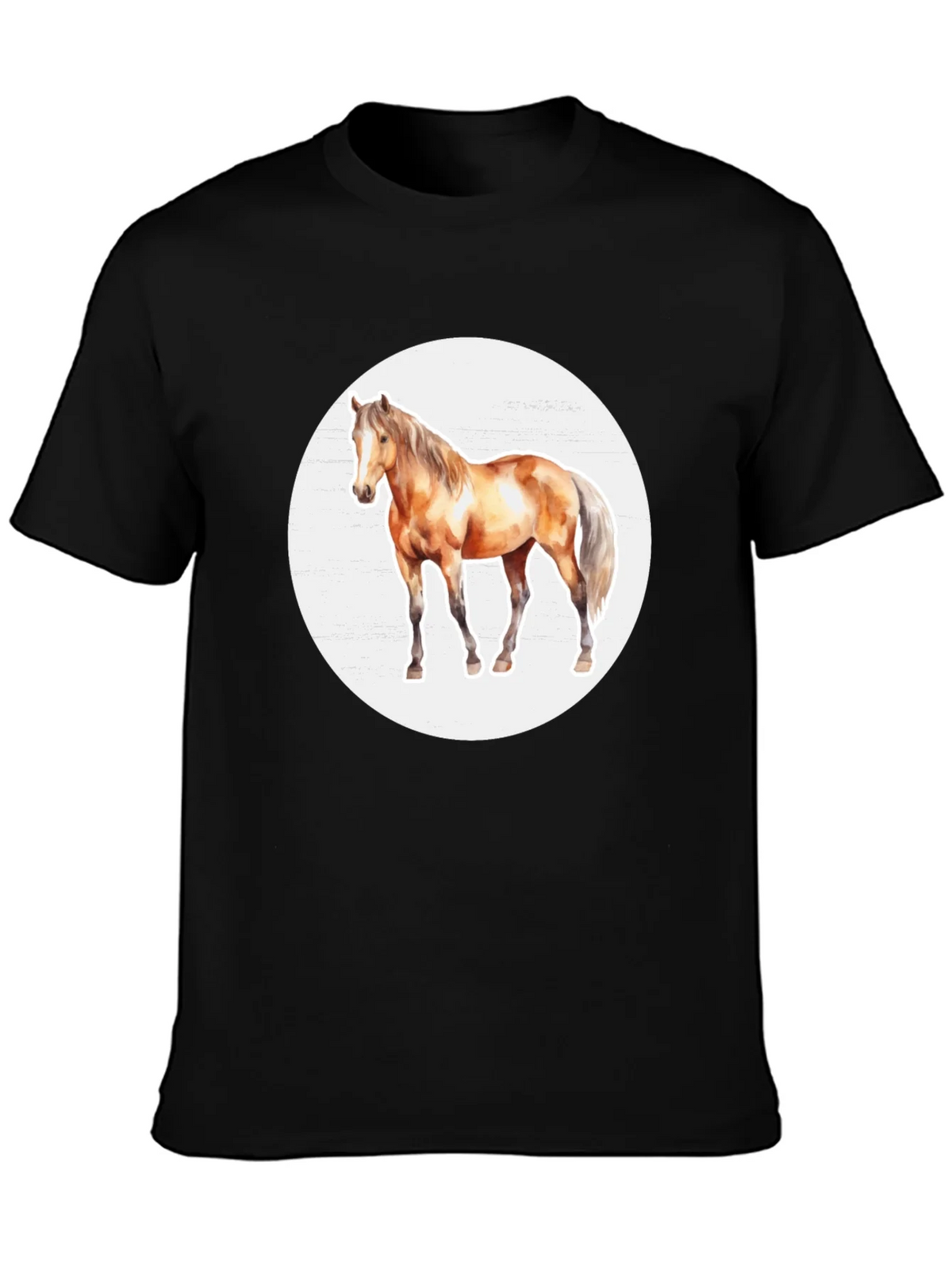 Horse Graphic Tee - Mens Black T-Shirt product image 3