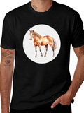 Horse Graphic Tee - Mens Black T-Shirt product image 1