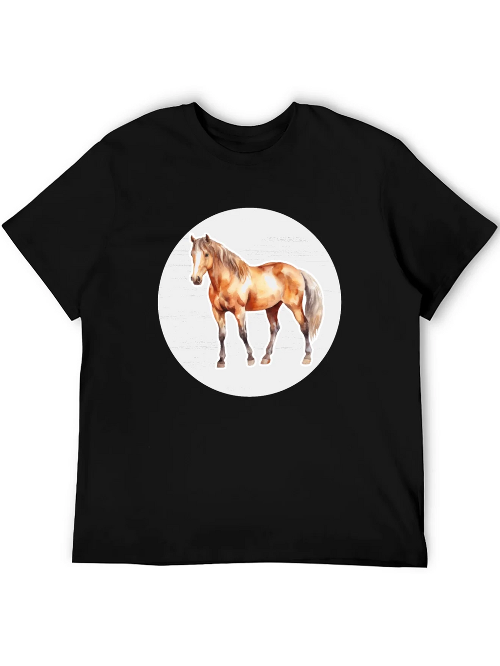 Horse Graphic Tee - Mens Black T-Shirt product image 5