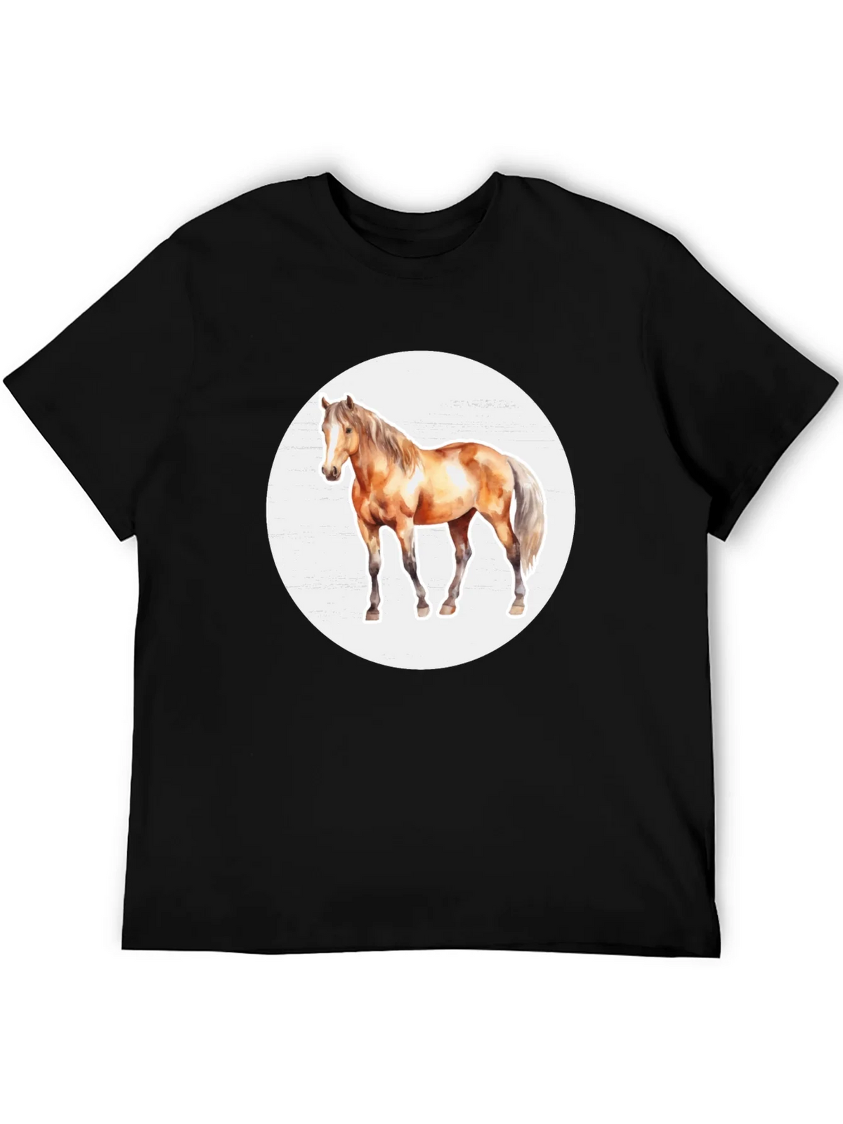 Horse Graphic Tee - Mens Black T-Shirt product image 5