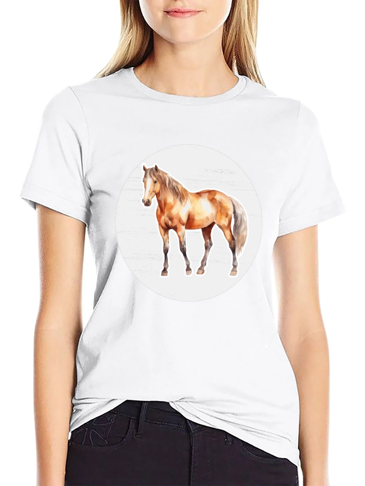 Horse Graphic Tee - Mens Black T-Shirt product image 8