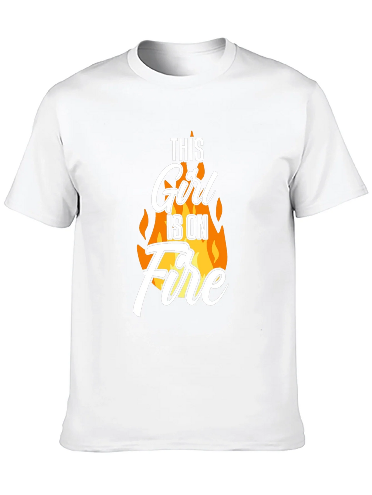This Girl Is On Fire T-Shirt - Novelty Graphic Tee product image 4