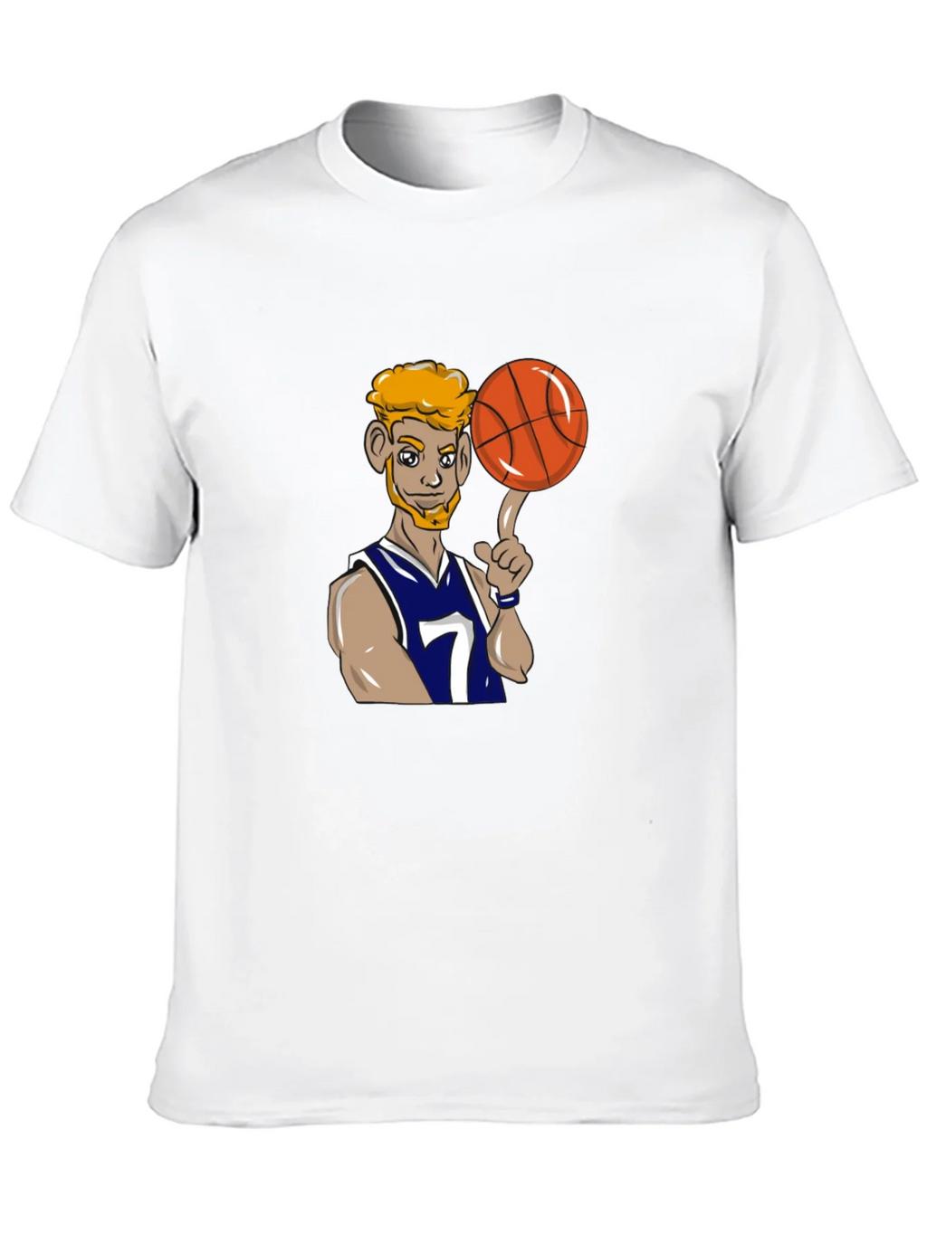 Cartoon Basketball Player Graphic Tee product image 9