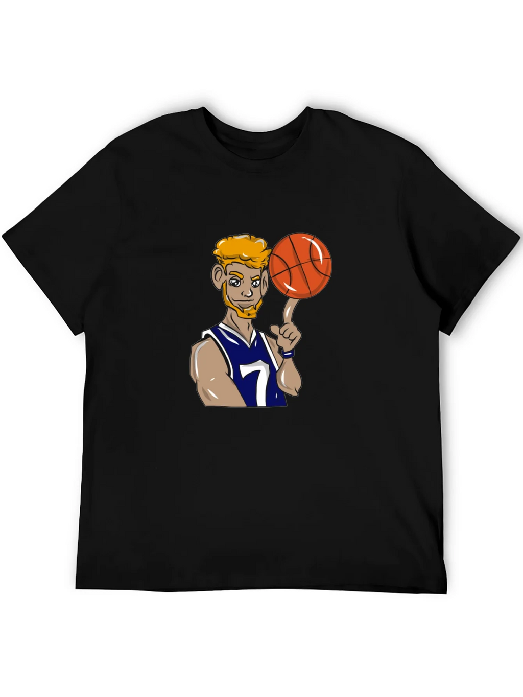 Cartoon Basketball Player Graphic Tee product image 5