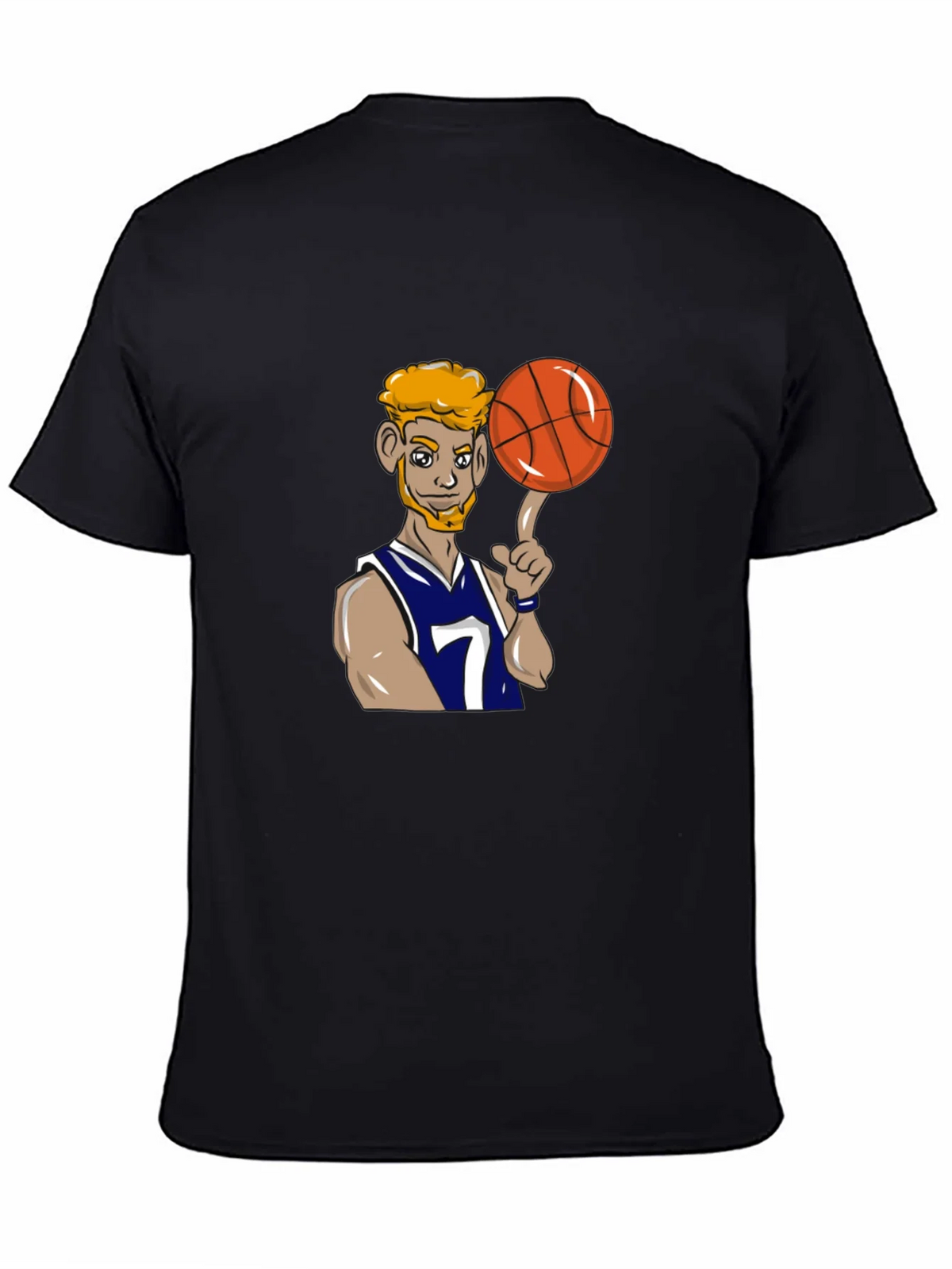 Cartoon Basketball Player Graphic Tee product image 4