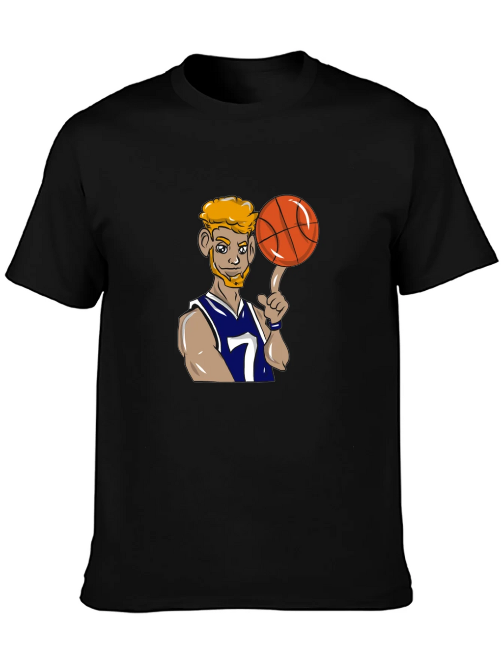 Cartoon Basketball Player Graphic Tee product image 3