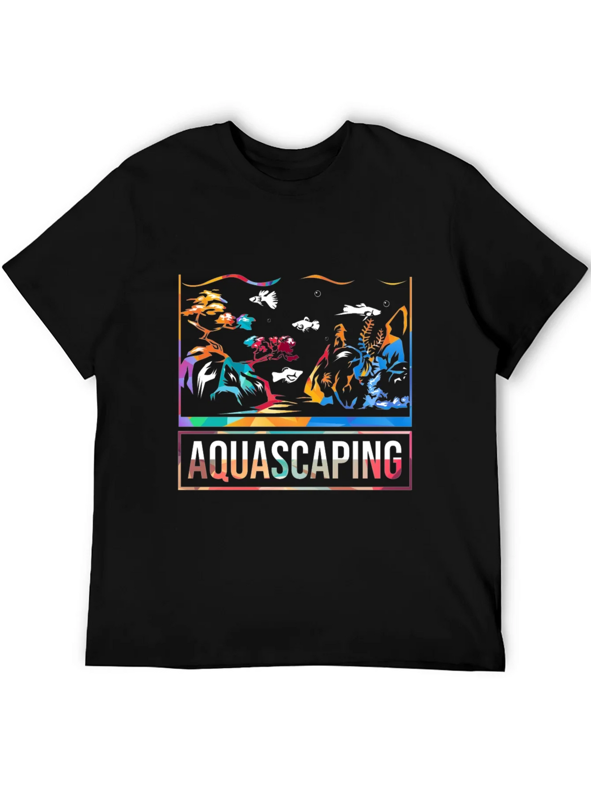 Aquascaping Graphic T-Shirt - Stylish Aquarium Art Tee product image 5