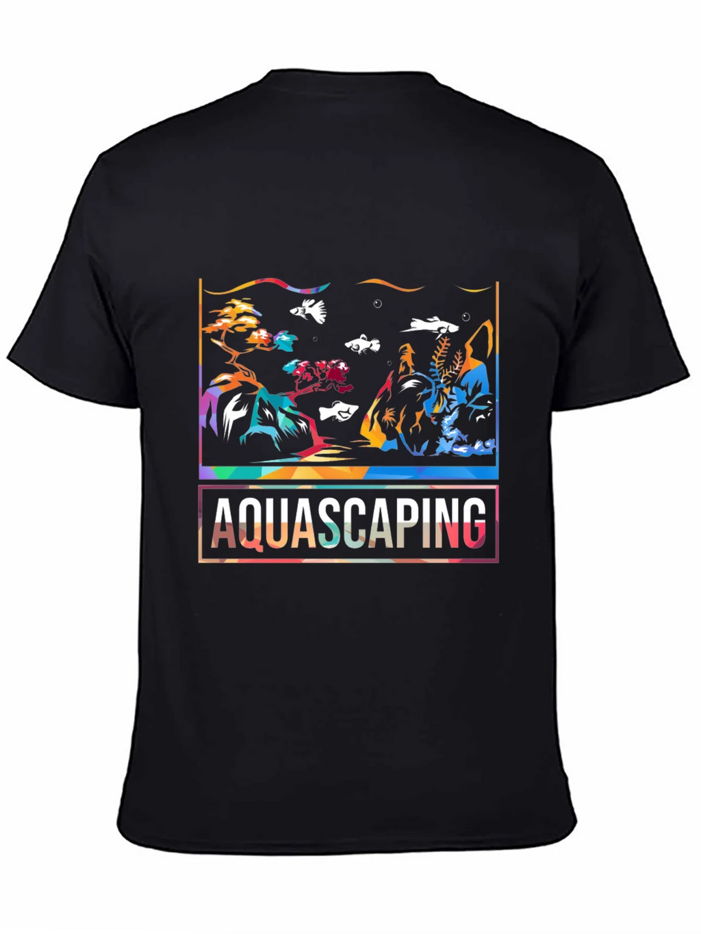 Aquascaping Graphic T-Shirt - Stylish Aquarium Art Tee product image 4