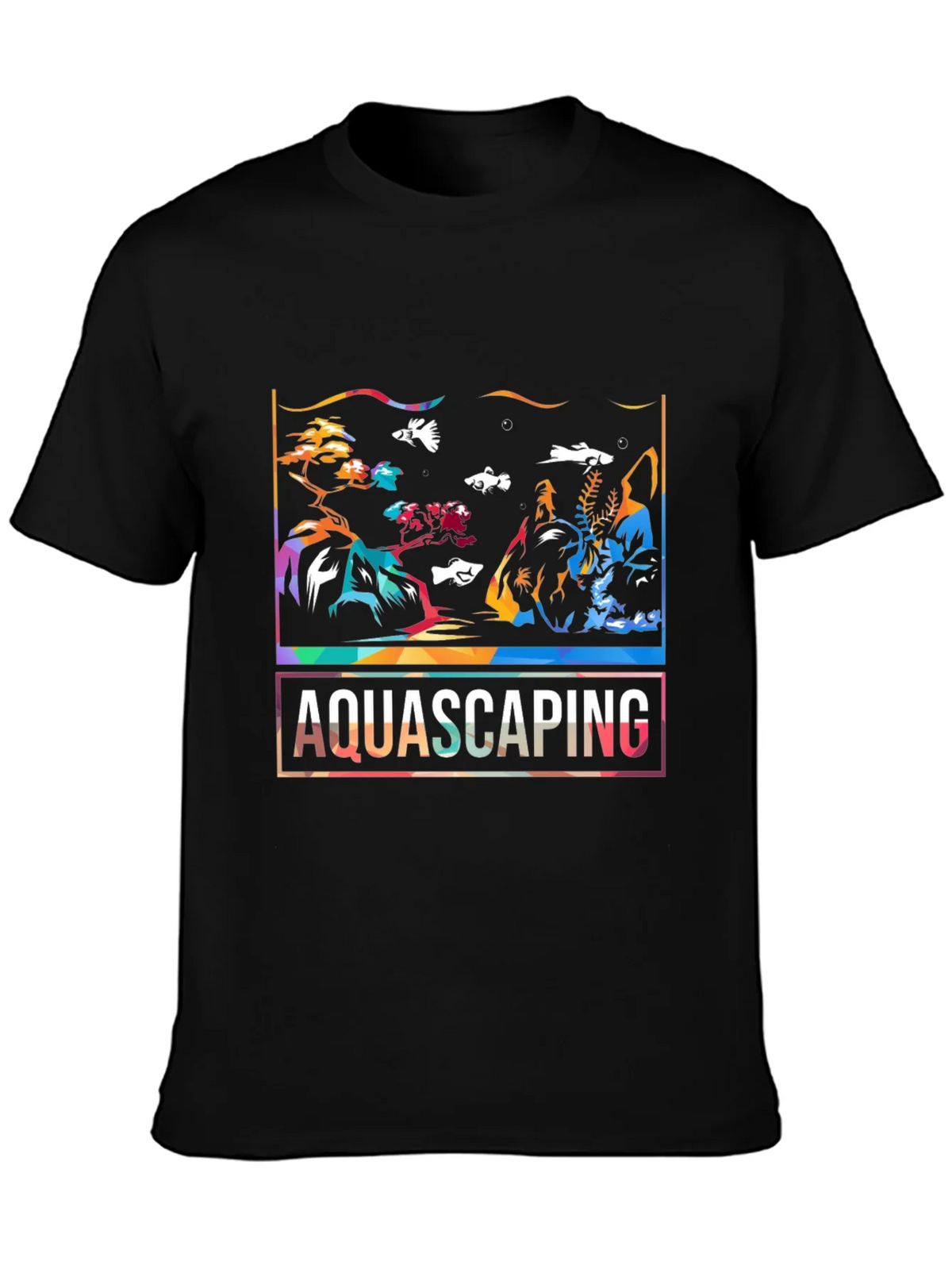 Aquascaping Graphic T-Shirt - Stylish Aquarium Art Tee product image 3