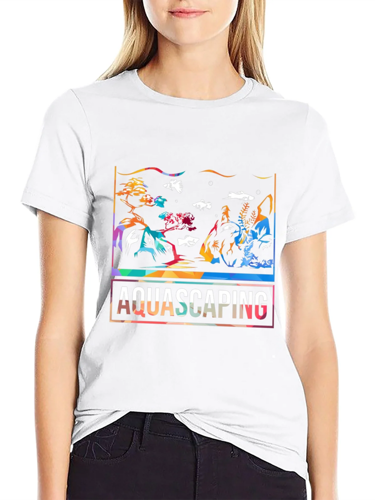 Aquascaping Graphic T-Shirt - Stylish Aquarium Art Tee product image 8