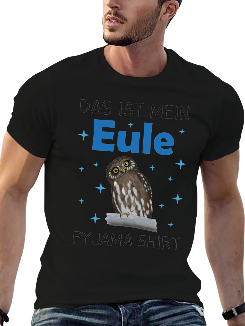 Owl Pyjama Shirt - Das ist Mein Eule product image 6
