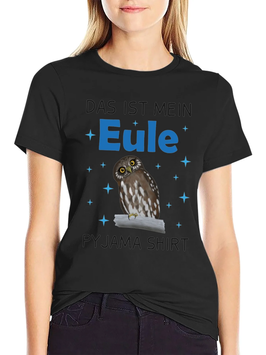 Owl Pyjama Shirt - Das ist Mein Eule product image 2
