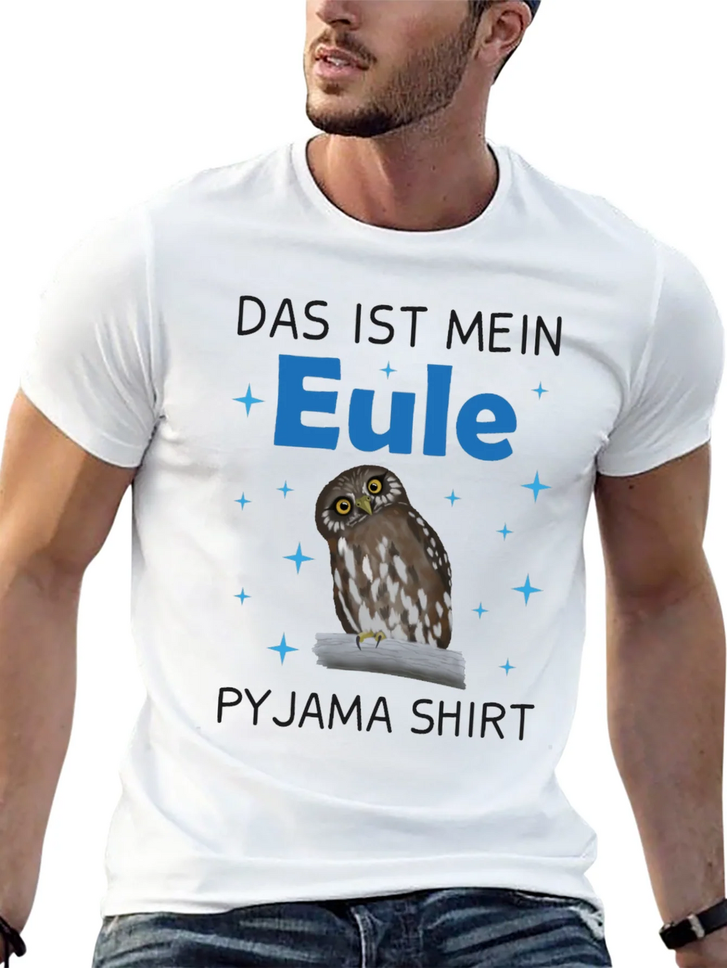 Owl Pyjama Shirt - Das ist Mein Eule product image 12