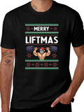 Merry Liftmas T-Shirt - Santa Bodybuilder product image 1