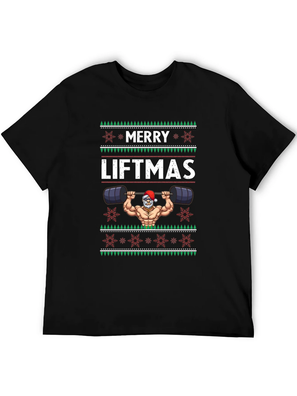 Merry Liftmas T-Shirt - Santa Bodybuilder product image 5