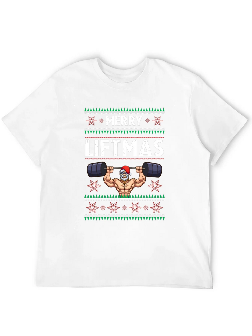 Merry Liftmas T-Shirt - Santa Bodybuilder product image 11