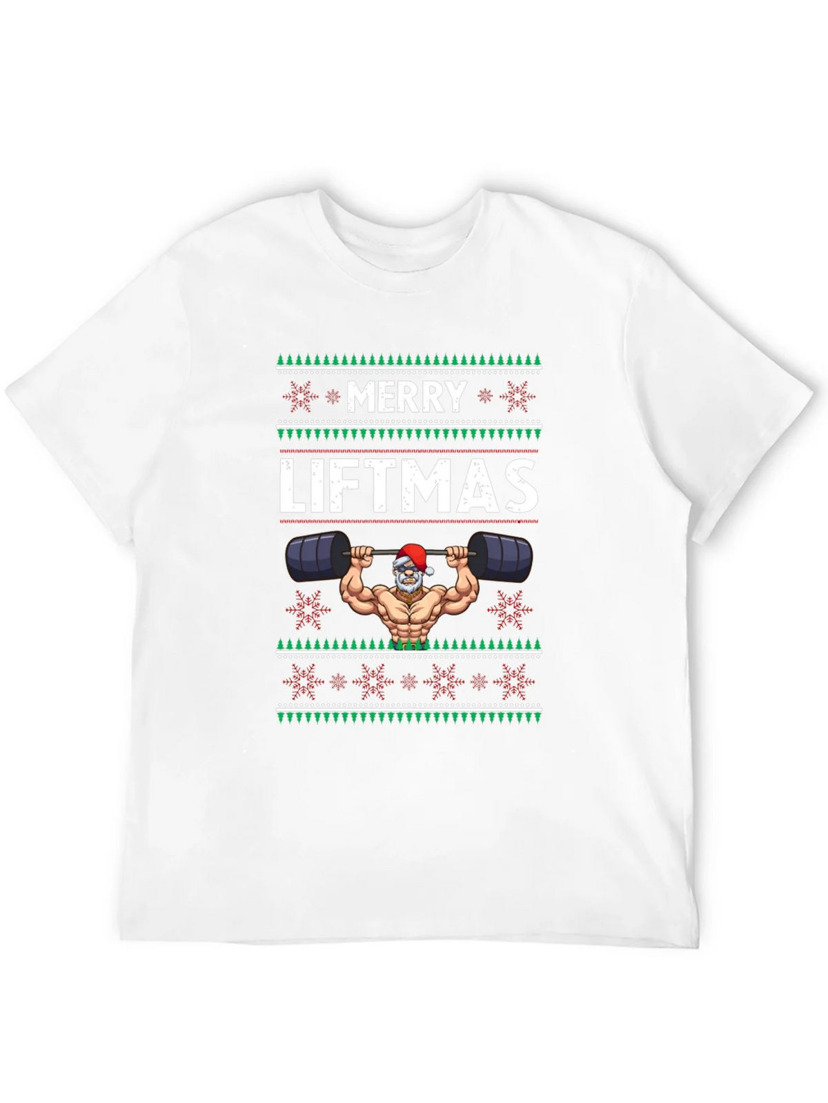 Merry Liftmas T-Shirt - Santa Bodybuilder product image 11