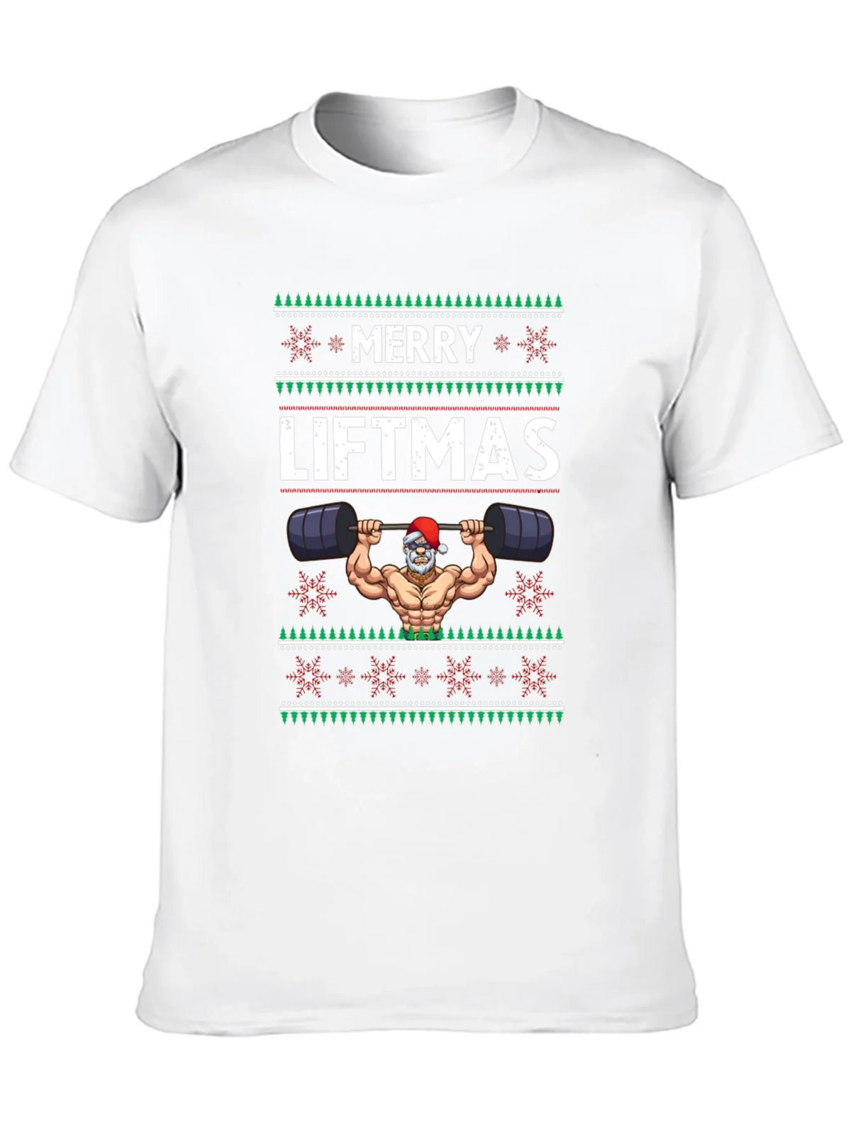 Merry Liftmas T-Shirt - Santa Bodybuilder product image 9