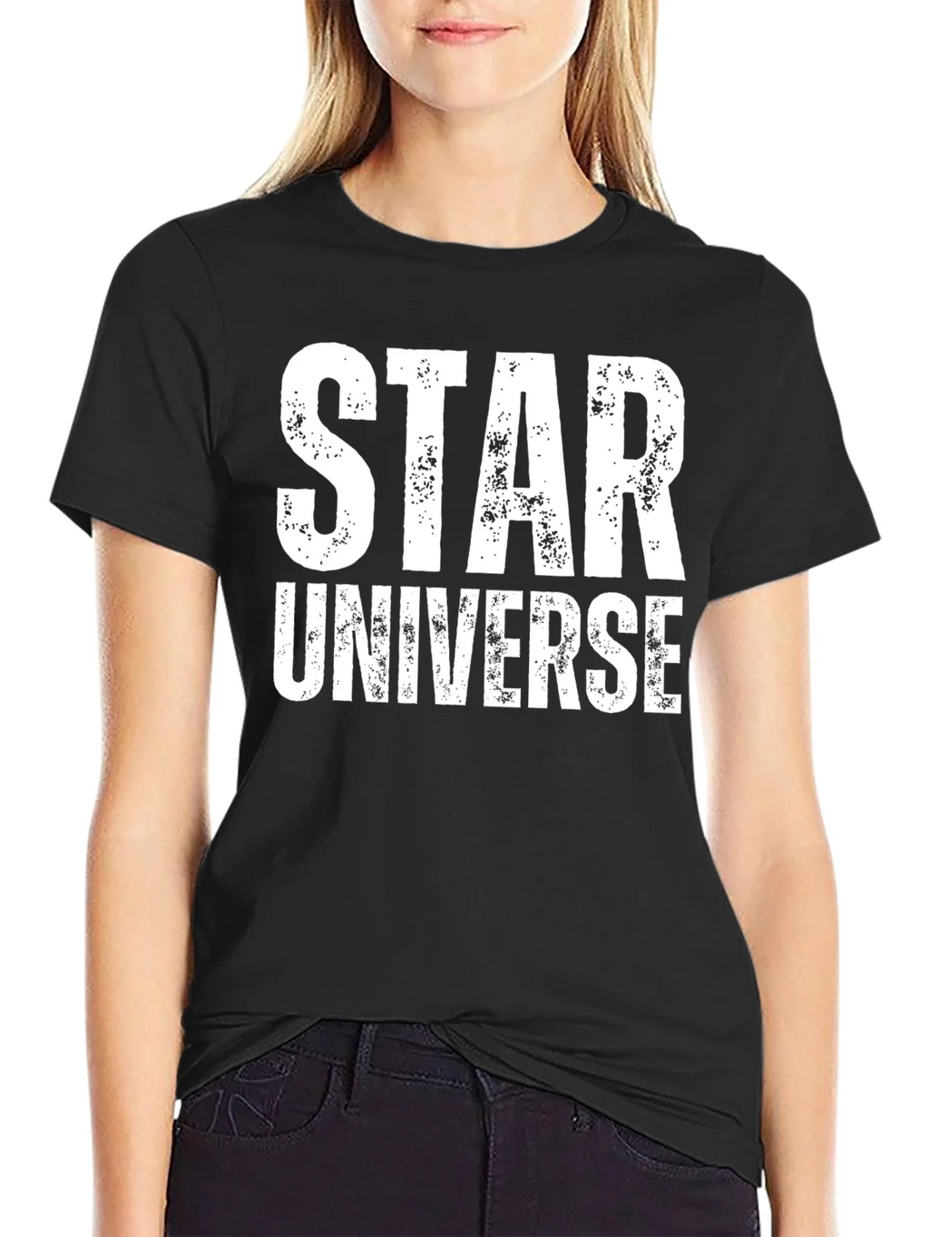 Star Universe Black Graphic T-Shirt product image 1