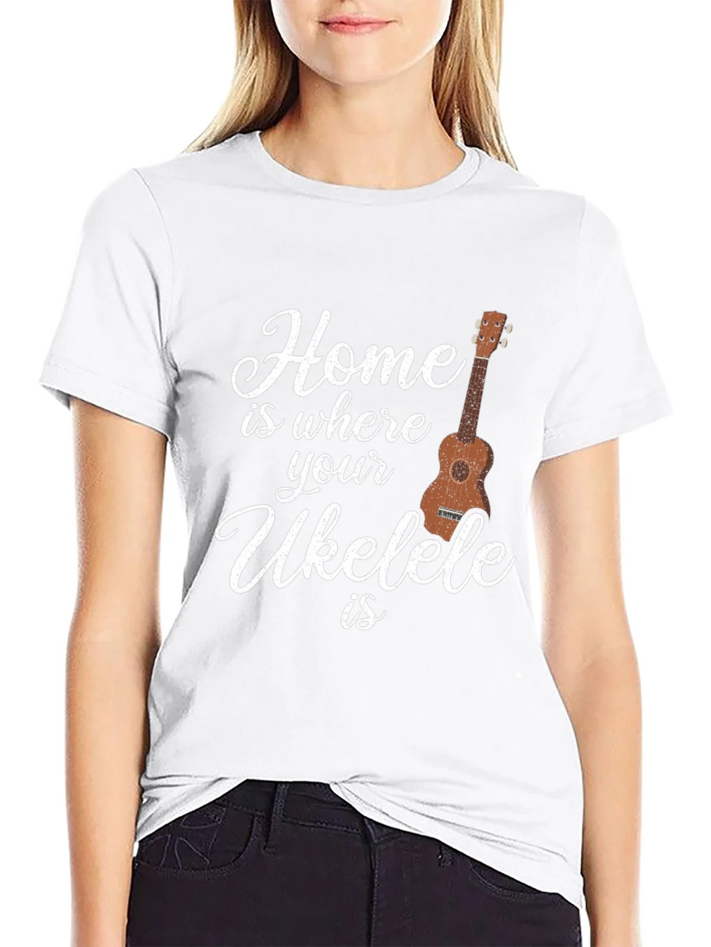 Home is Where Your Ukulele Is T-Shirt product image 3