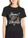 Home is Where Your Ukulele Is T-Shirt product image 1