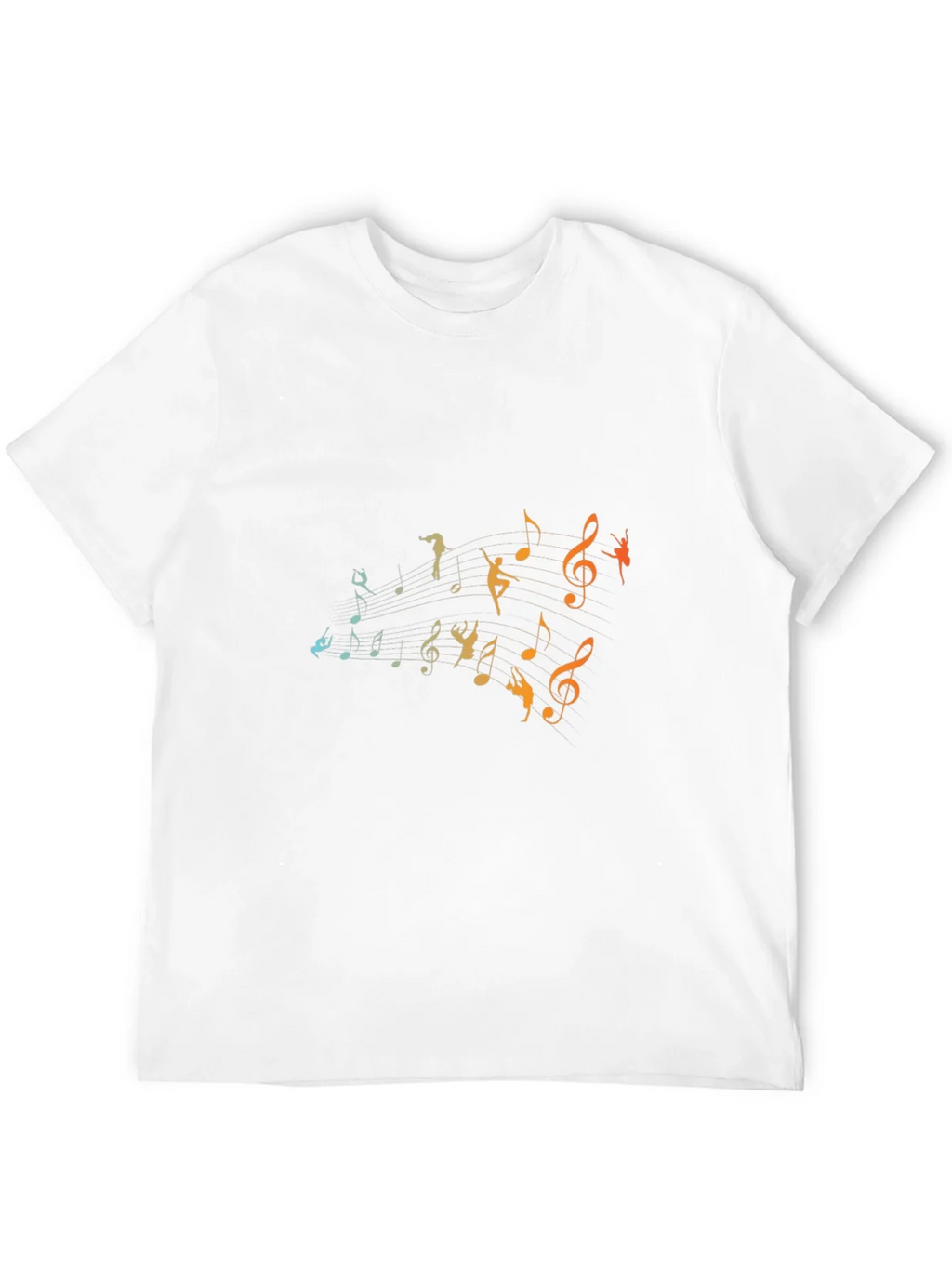 Musical Dancer Graphic Black T-Shirt product image 9