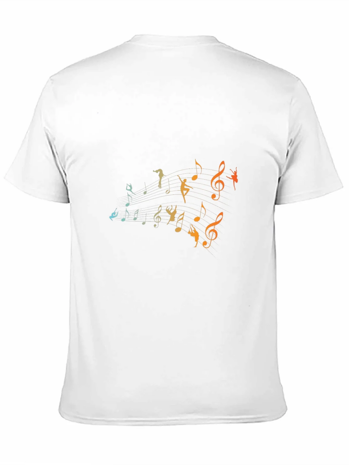 Musical Dancer Graphic Black T-Shirt product image 8