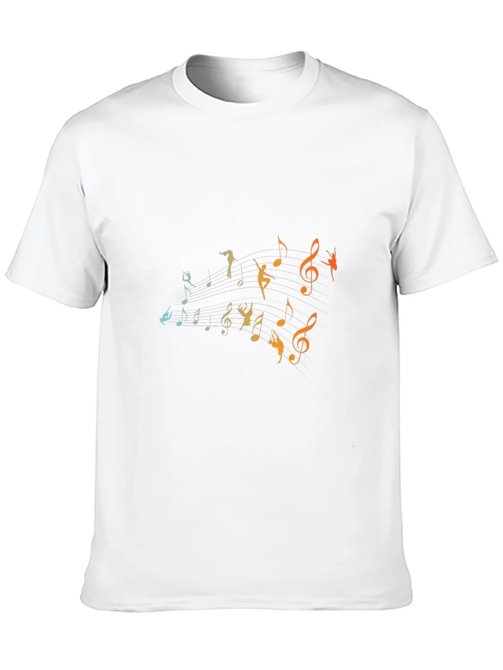 Musical Dancer Graphic Black T-Shirt product image 7
