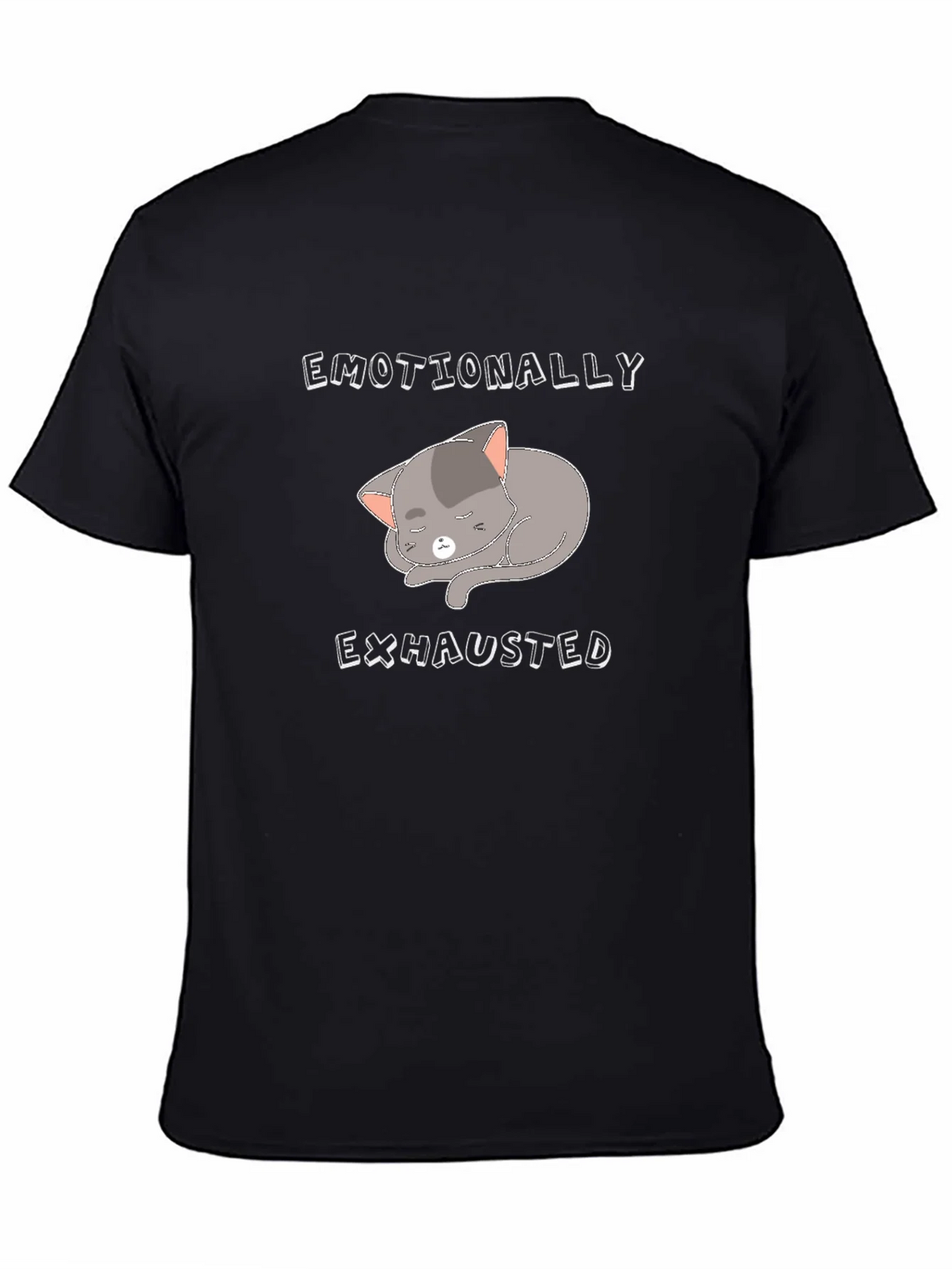 Emotionally Exhausted Cat T-Shirt - Unisex product image 3