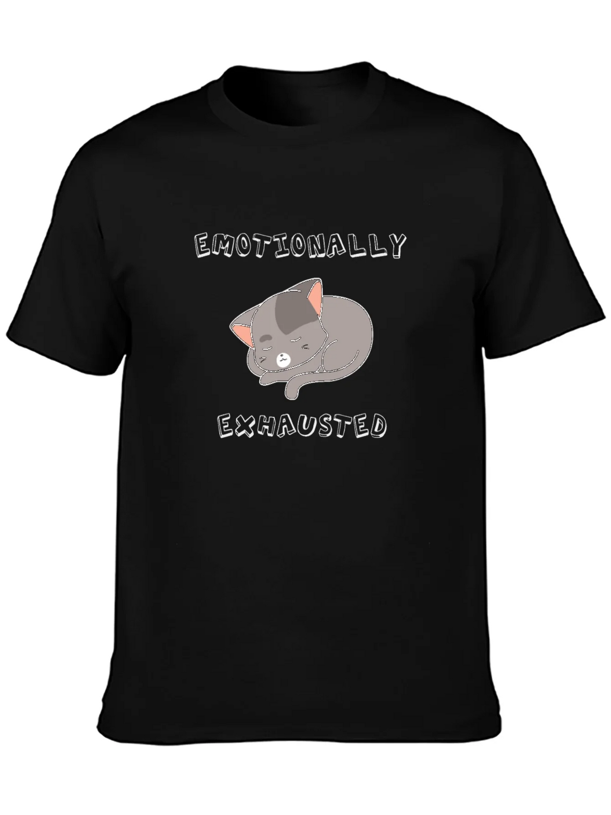 Emotionally Exhausted Cat T-Shirt - Unisex product image 2